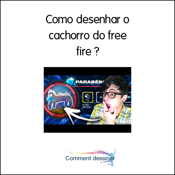 Como desenhar o cachorro do free fire